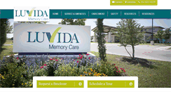 Desktop Screenshot of luvidacare.com